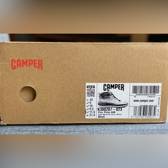 Camper Men's Peu Pista Gm Ankle Boot (Black / 9.5)